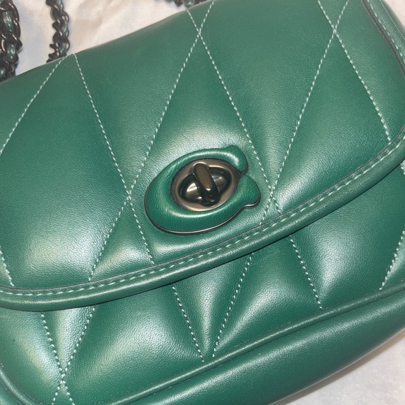 COACH Pillow Madison 18 Small Nappa Leather Shoulder Bag - Picture 2 of 7